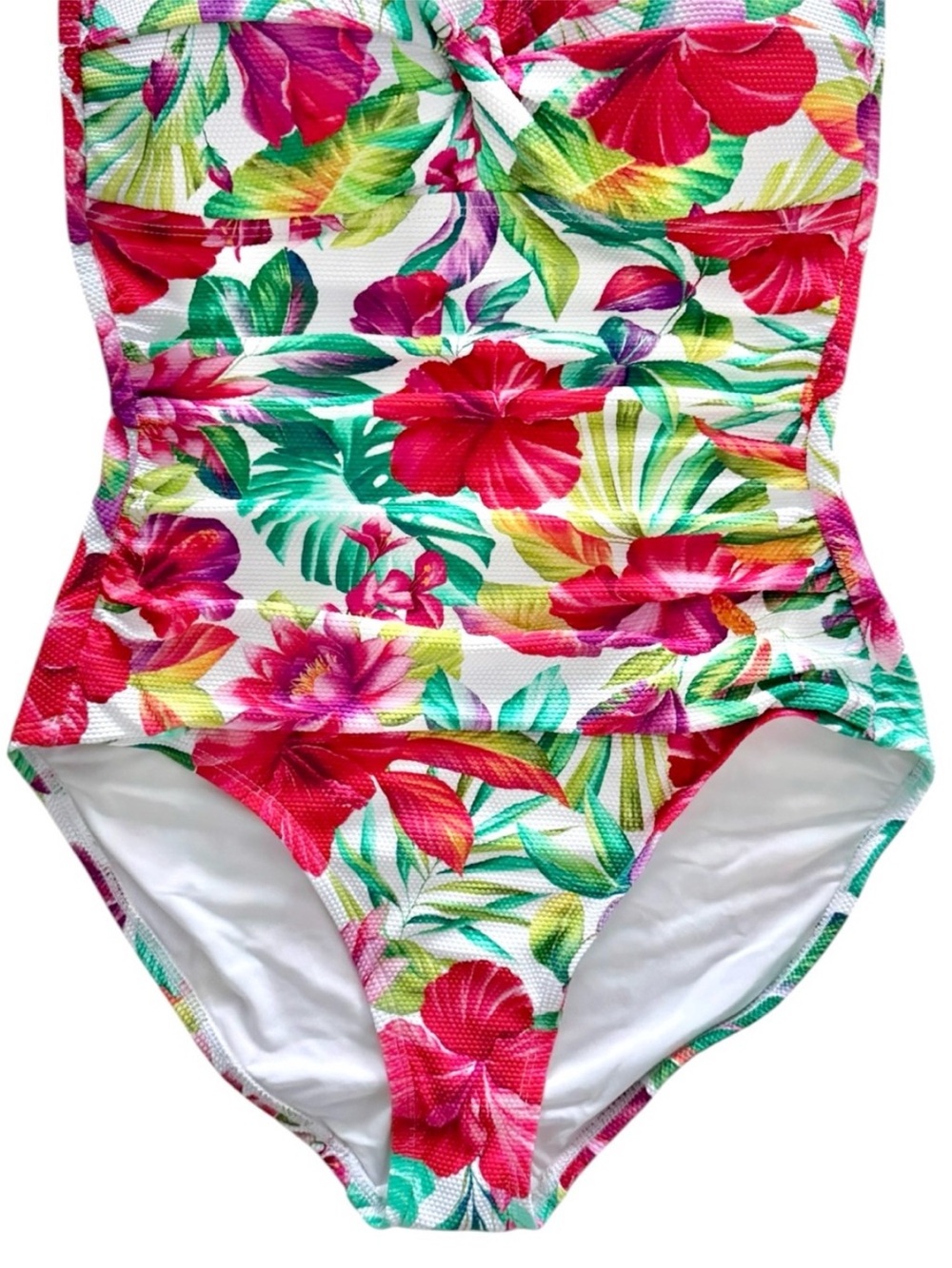 Tommy Bahama Island Cays Fiesta Bandeau One-Piece Swimsuit - Picture 8 of 14